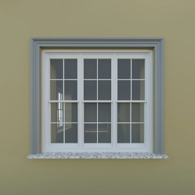 10 Meter L-25 Fassadenleiste 120x35mm Grau